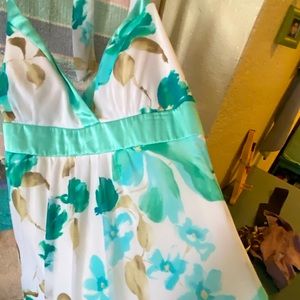 Halter top summer dress never worn brand Trixxi medium
